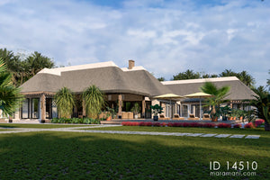 4 bedroom thatch roof villa - ID 14510