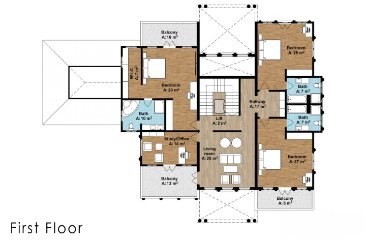 5 Bedroom Double Storey House - ID 25612