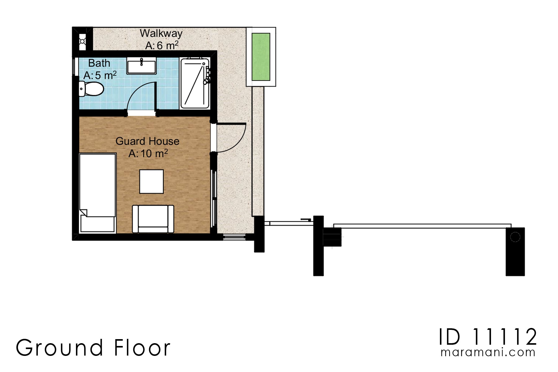 A Compact Rental House Plan -ID 11112