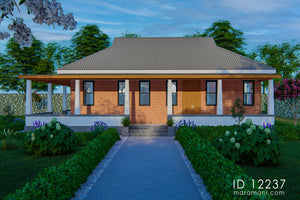 Spacious and Functional Single-Story Family Home Plan-ID 12237