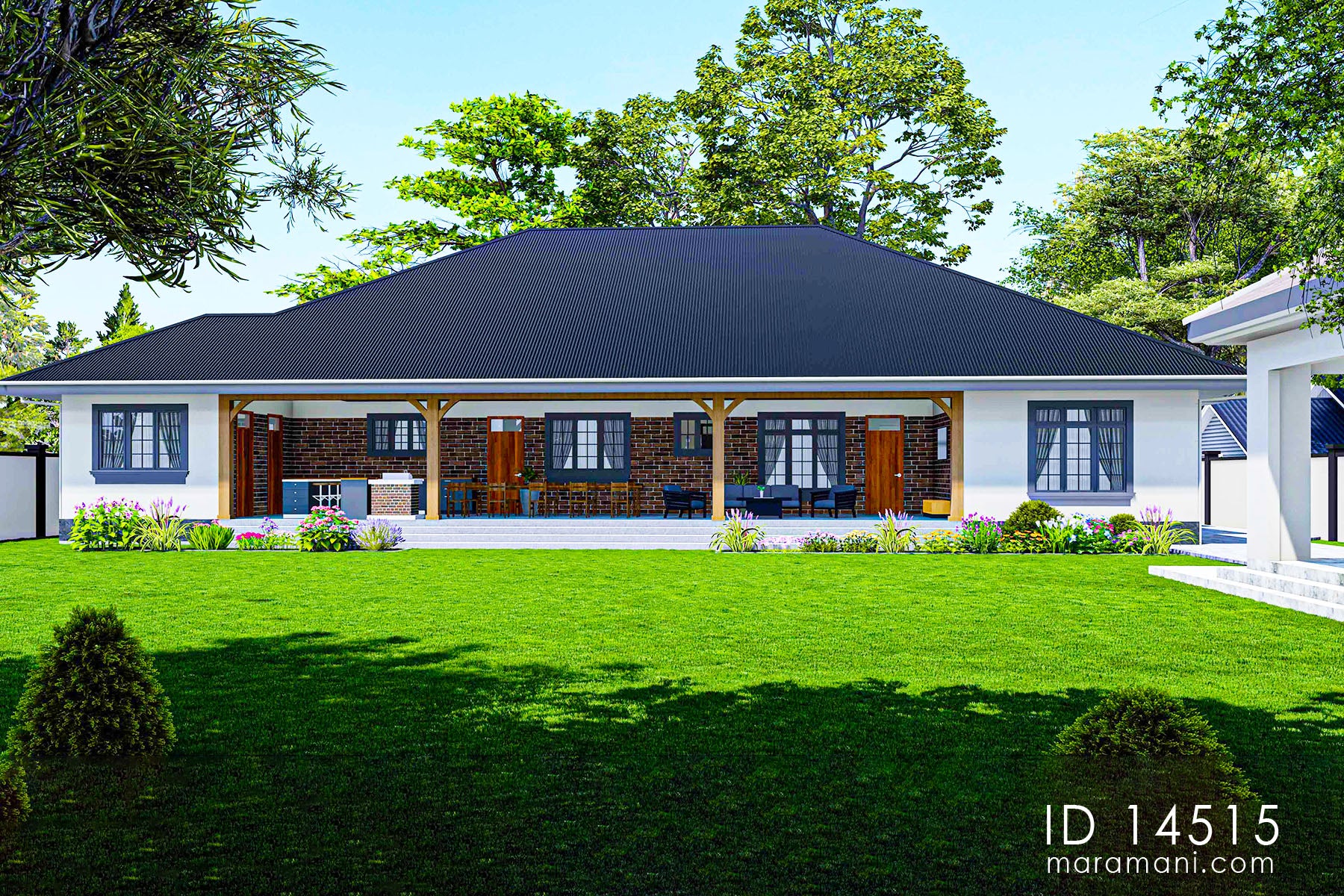 4 Room 5 Bath Brick House - ID 14515