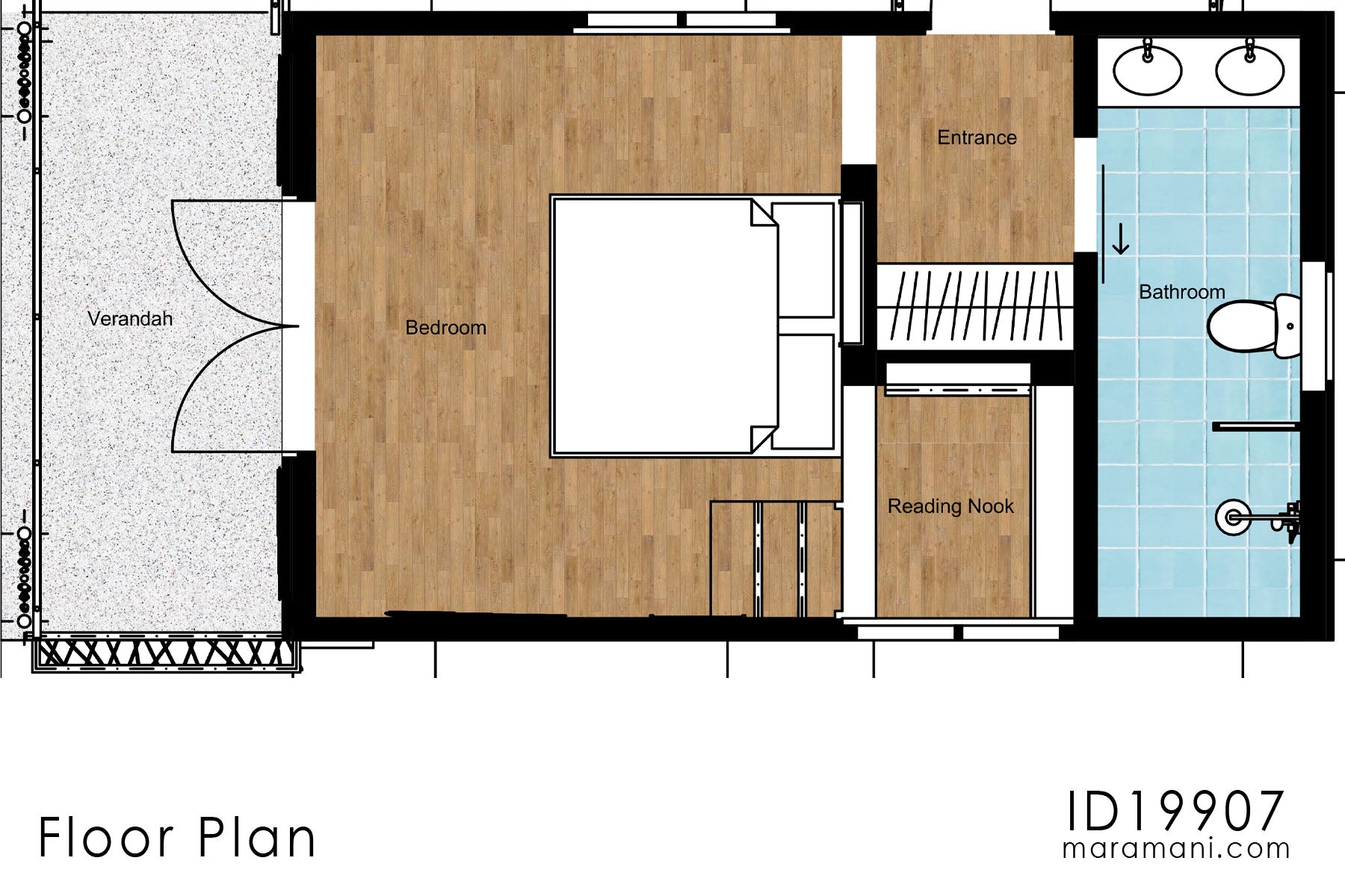 A Spacious and Versatile One-Story Design- ID 19907