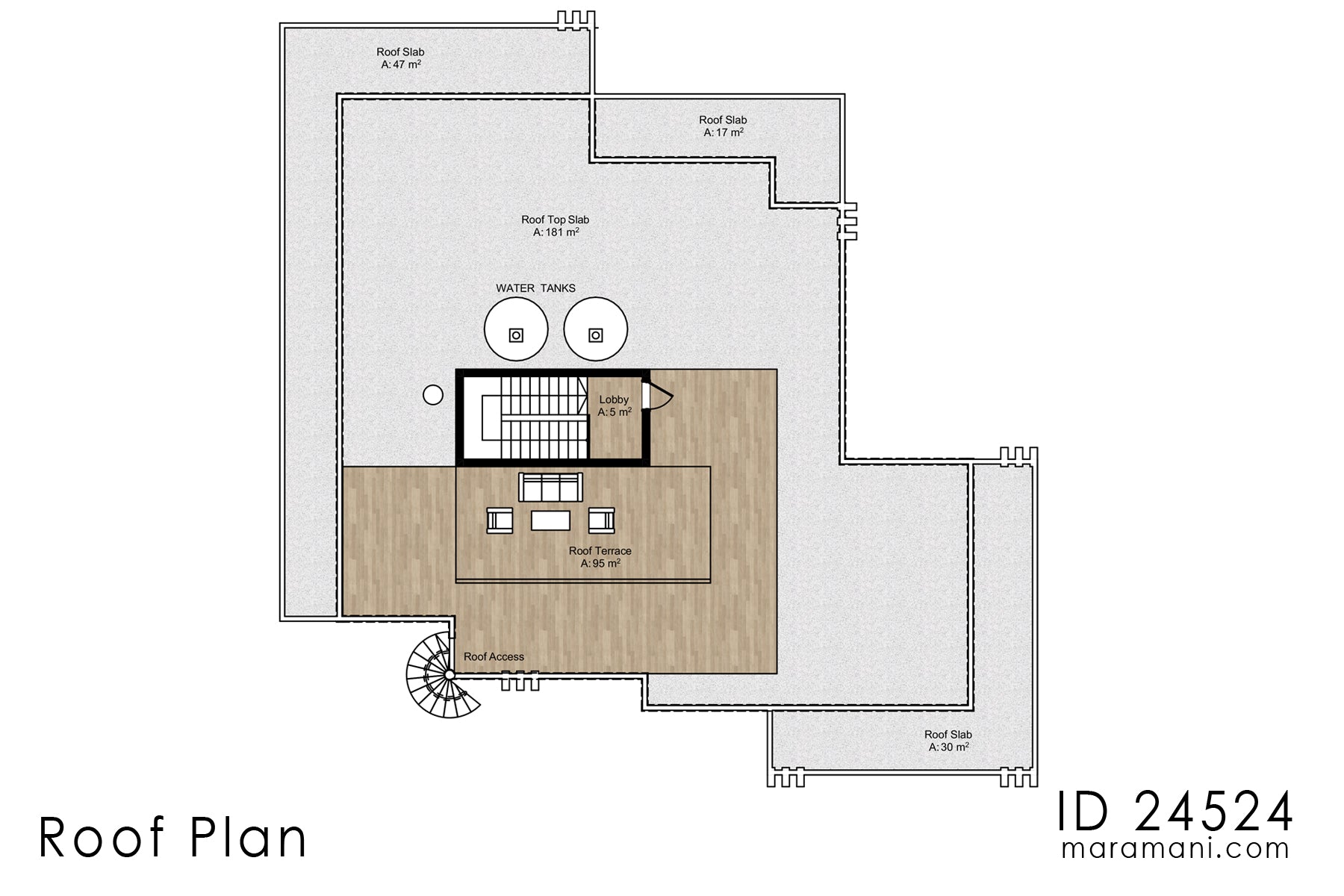 Luxury 4-Bedroom Contemporary House Plan – ID 24524