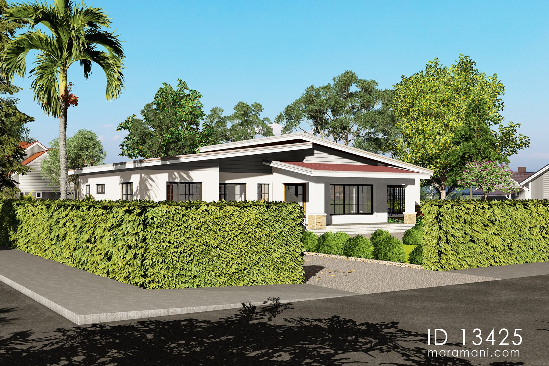 3 Bedroom Single-Story House Plan - ID 13425