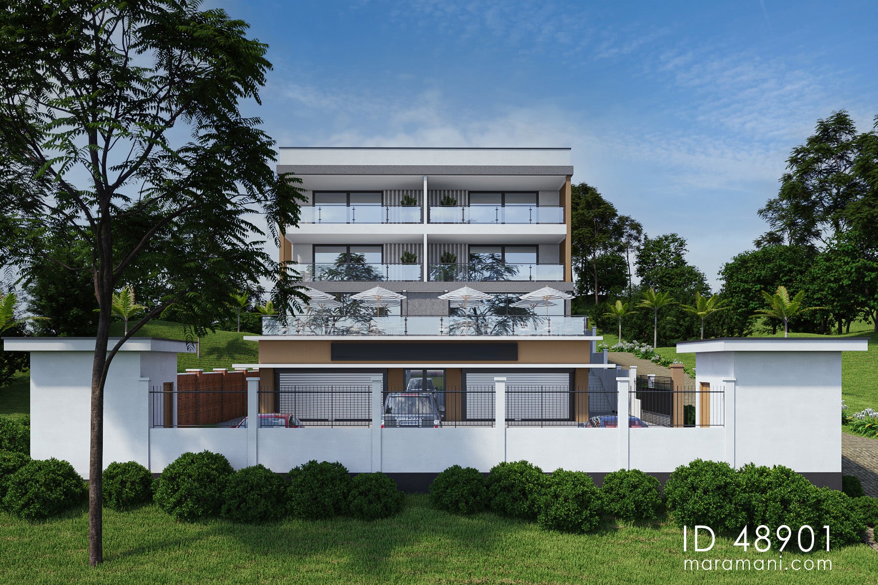 Mixed-use building design - ID 48901