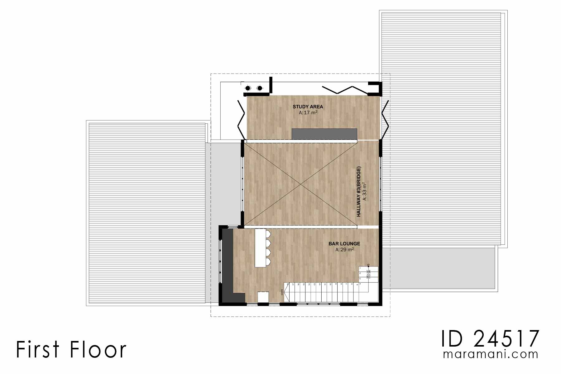 Modern 2-storey 4 Bedroom House - ID 24517
