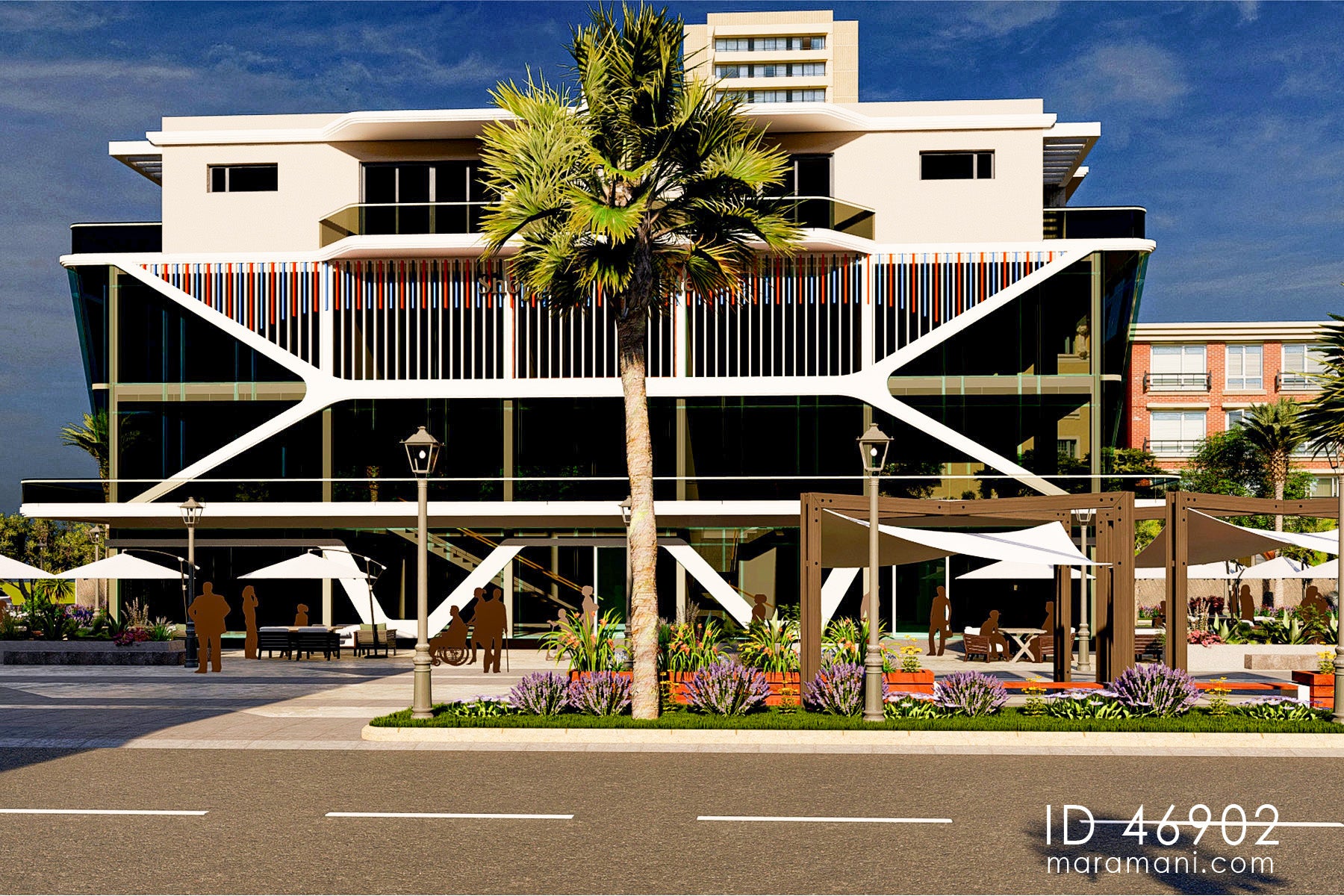 Modern Multipurpose commercial building - ID 46902