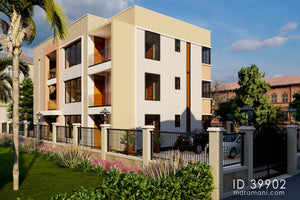 Rental Apartment House Plan - ID 39902