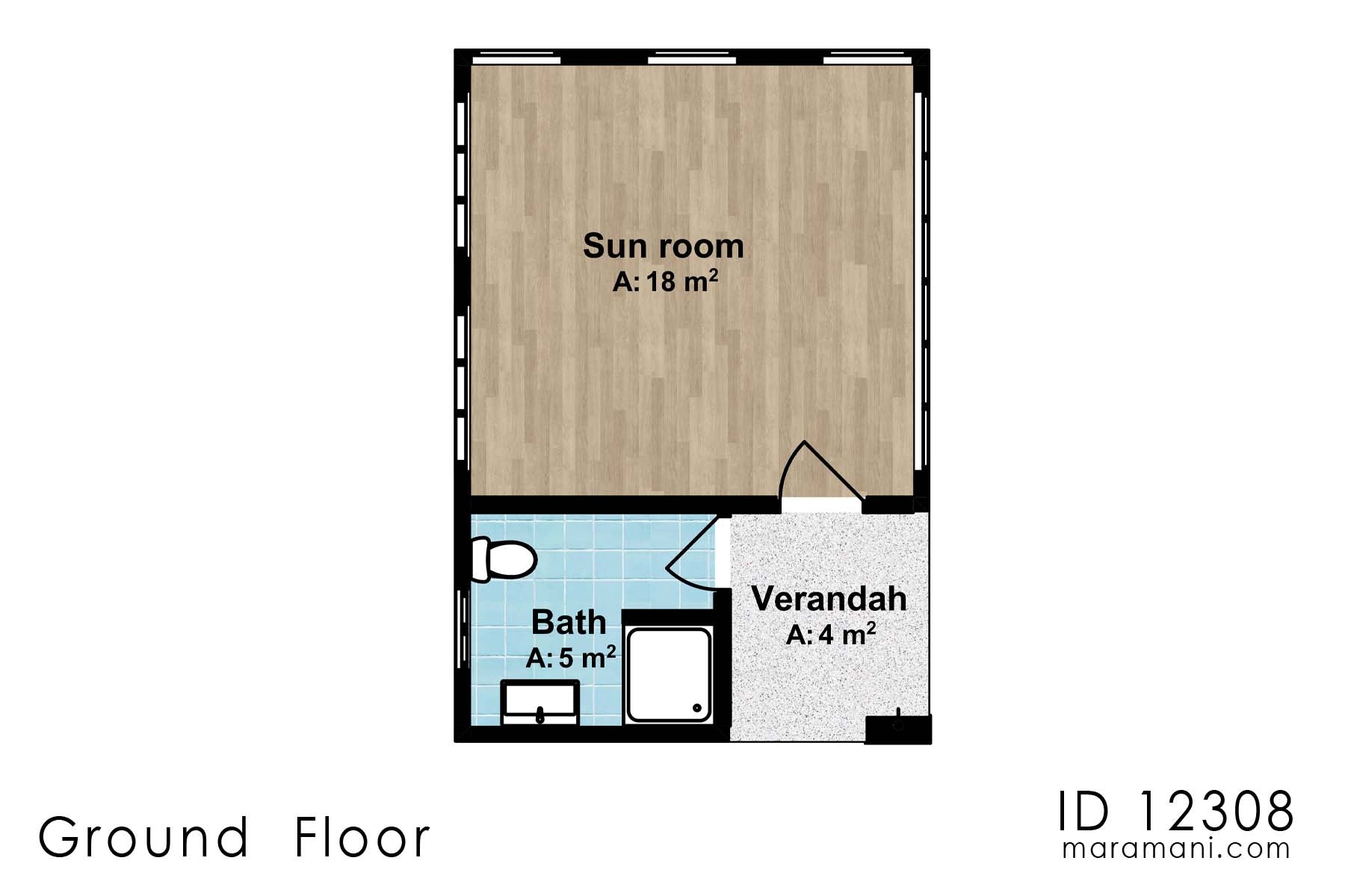 Small Real-estate House Plan - ID 12308