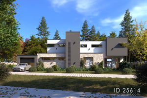 Two-storey 5 bedroom house plan - ID 25614