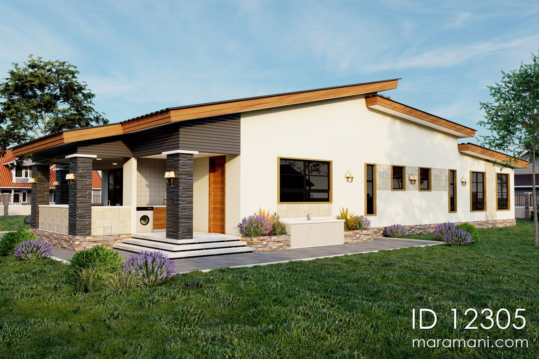 2 bedroom  house design - ID 12305