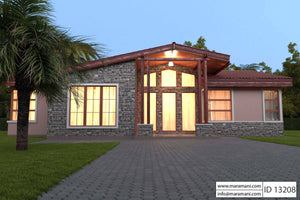 3 Bedroom House Plan - ID 13208