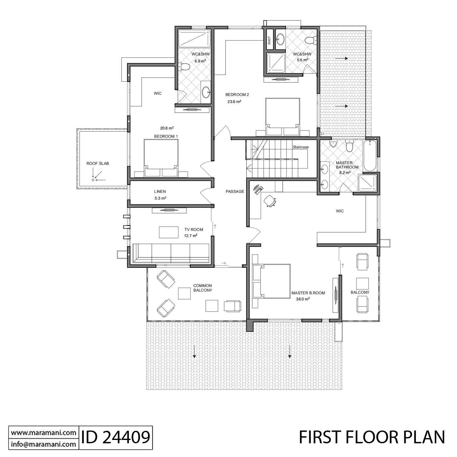 4 bedroom House Plan - ID 24409