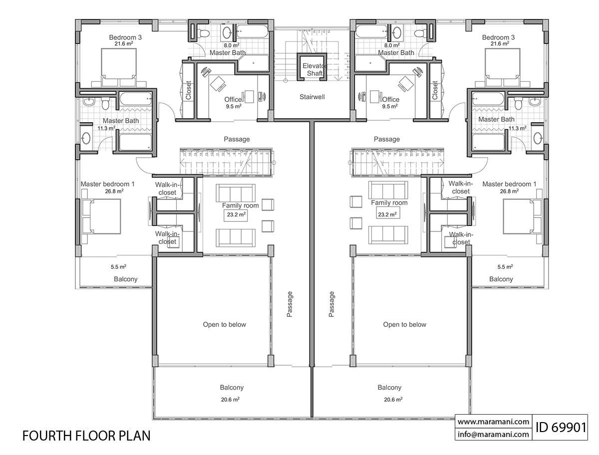 6 Story Apartment Design - ID 69901