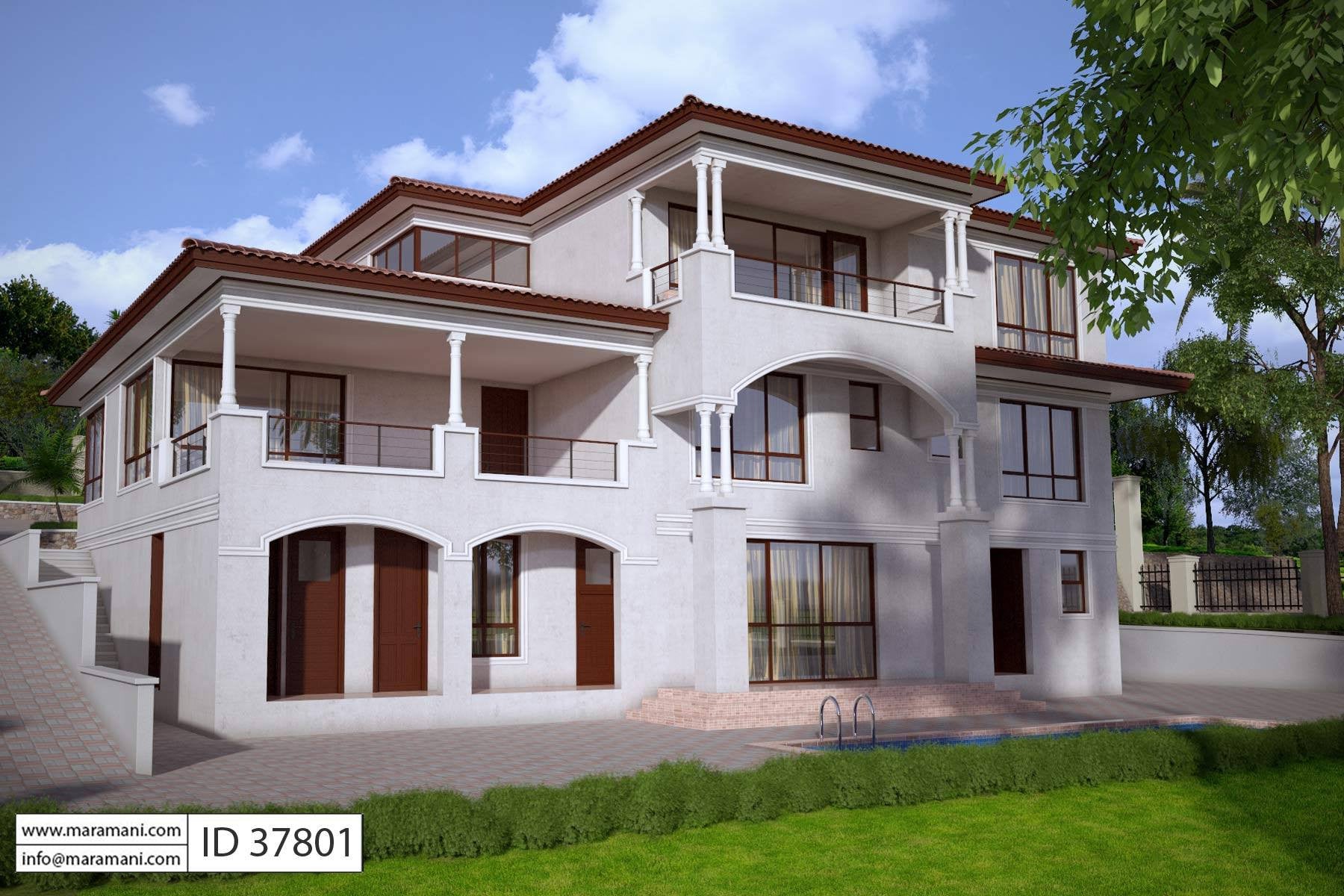 7 Bedroom House Design - ID 37801