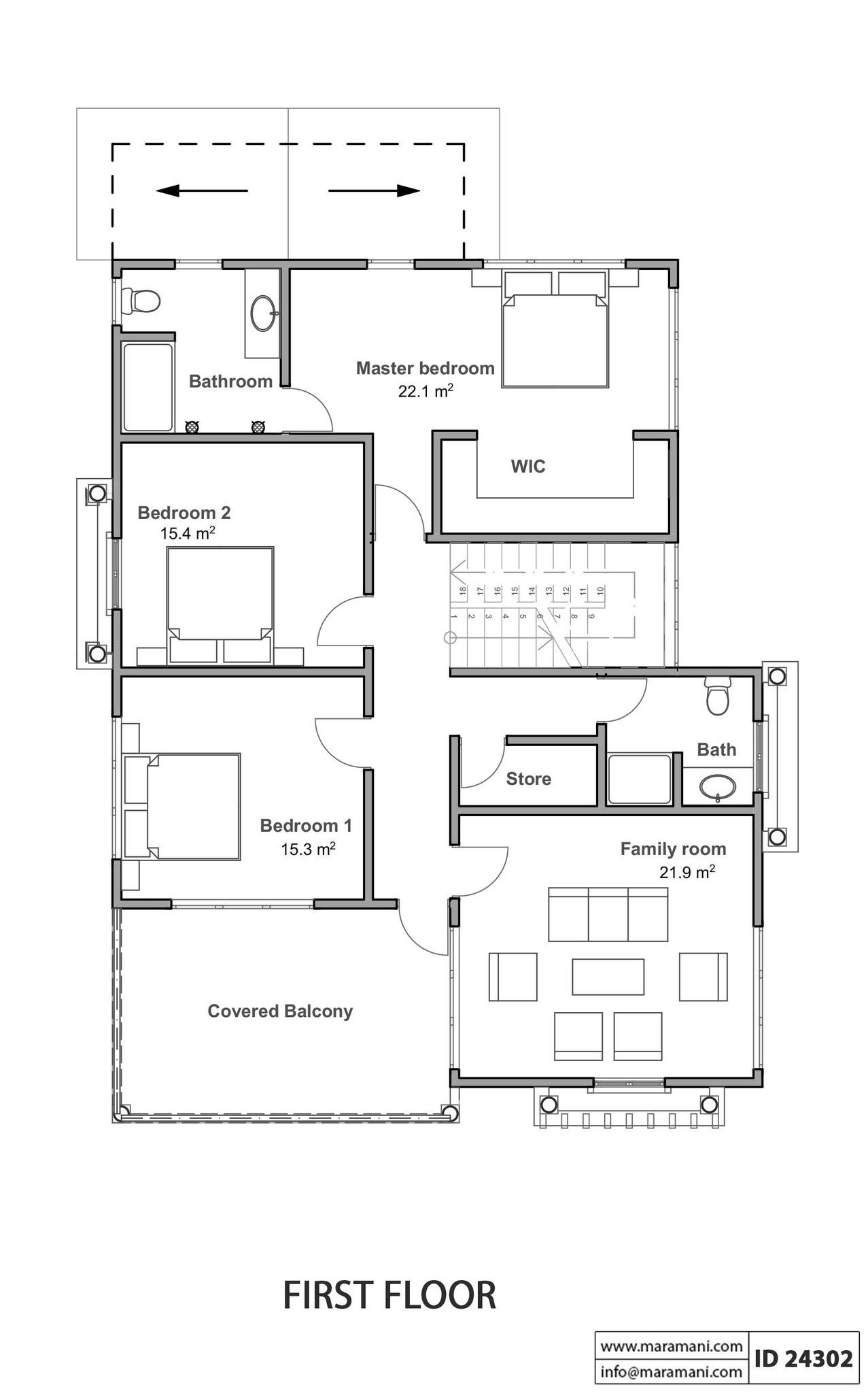 4 Bedroom House Plan - ID 24302