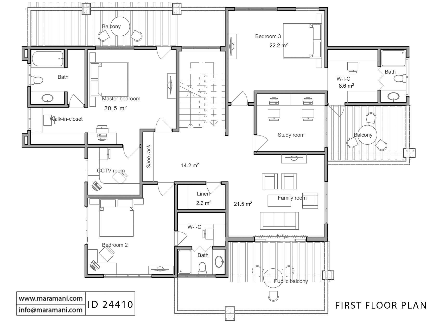 4 Bedroom House Plan - ID 24410