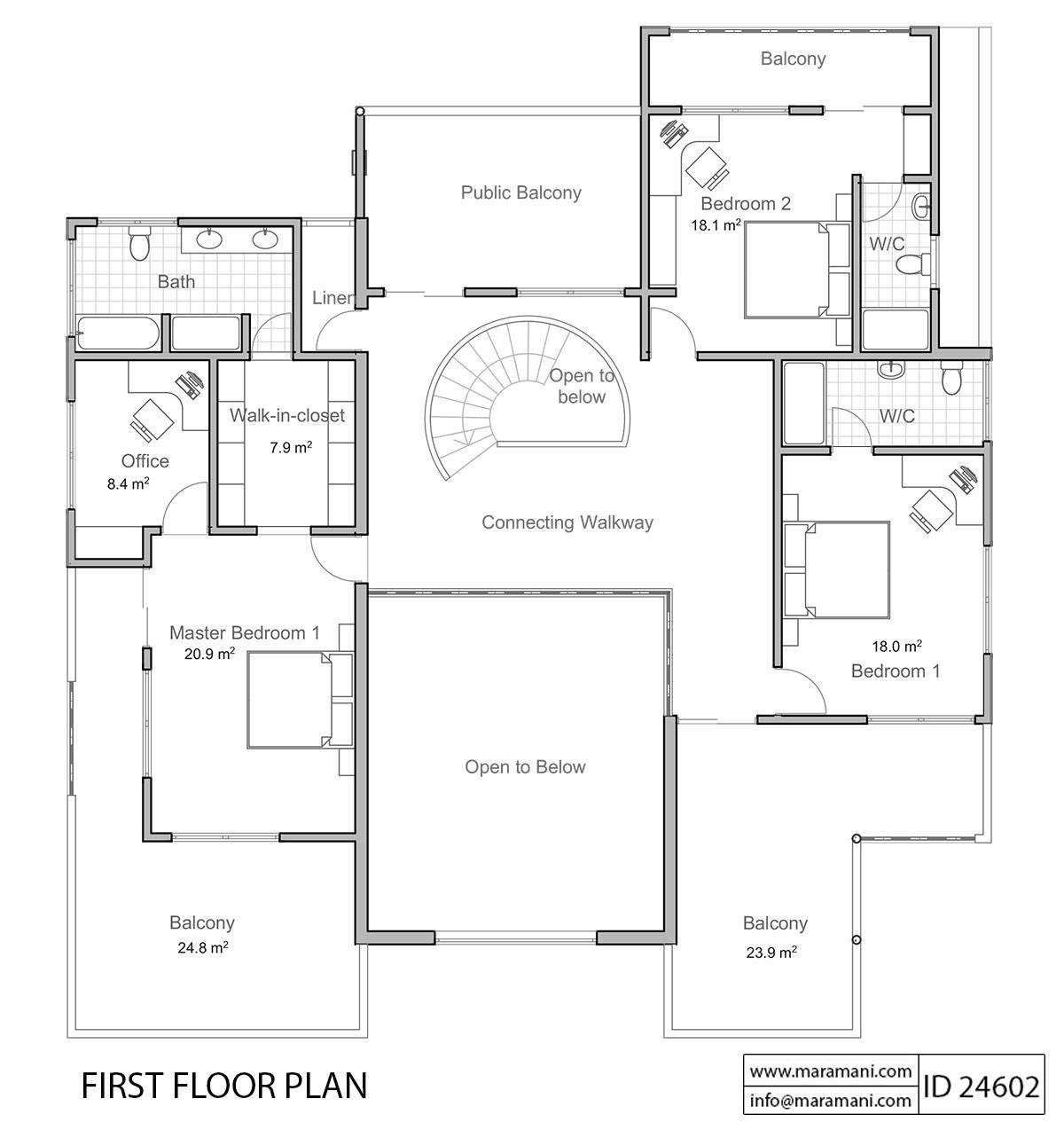 4 Bedroom House Plan - ID 24602