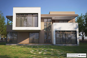 4 Bedroom Modern House Plan - ID 24502