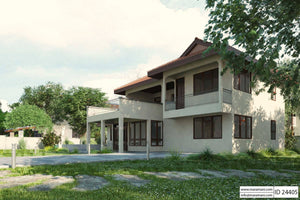 Four Bedroom Villa Plan - ID 24405