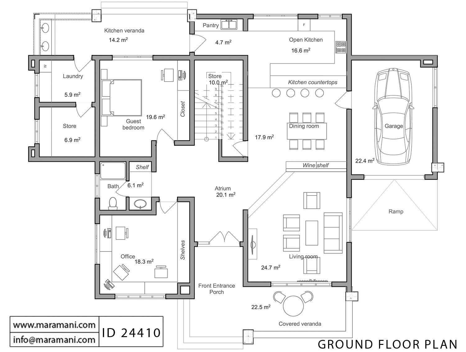 4 Bedroom House Plan - ID 24410