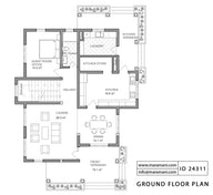 Four Bedroom House Plan - Id 24311 - House Plans By Maramani