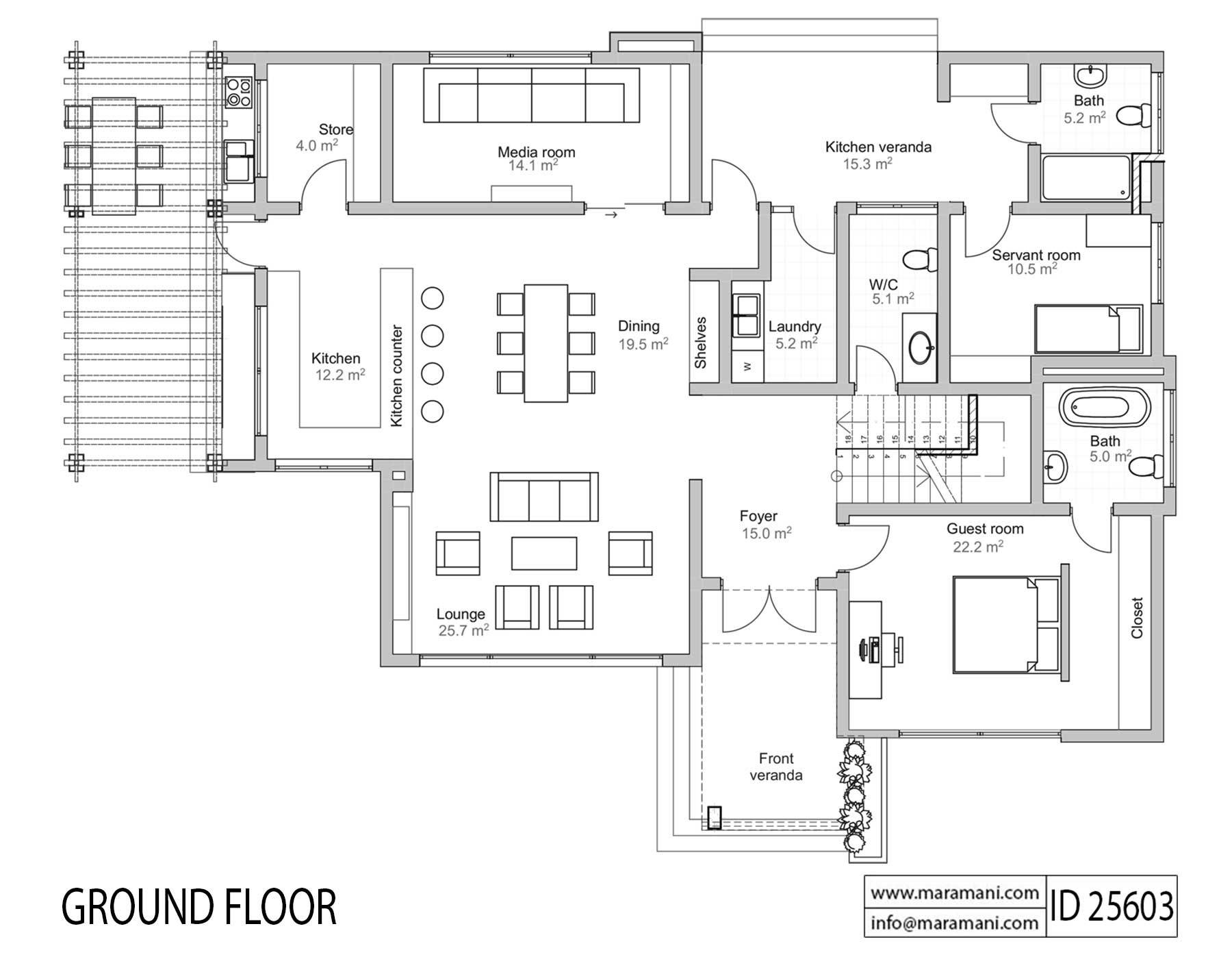 5 Bedroom House Design - ID 25603