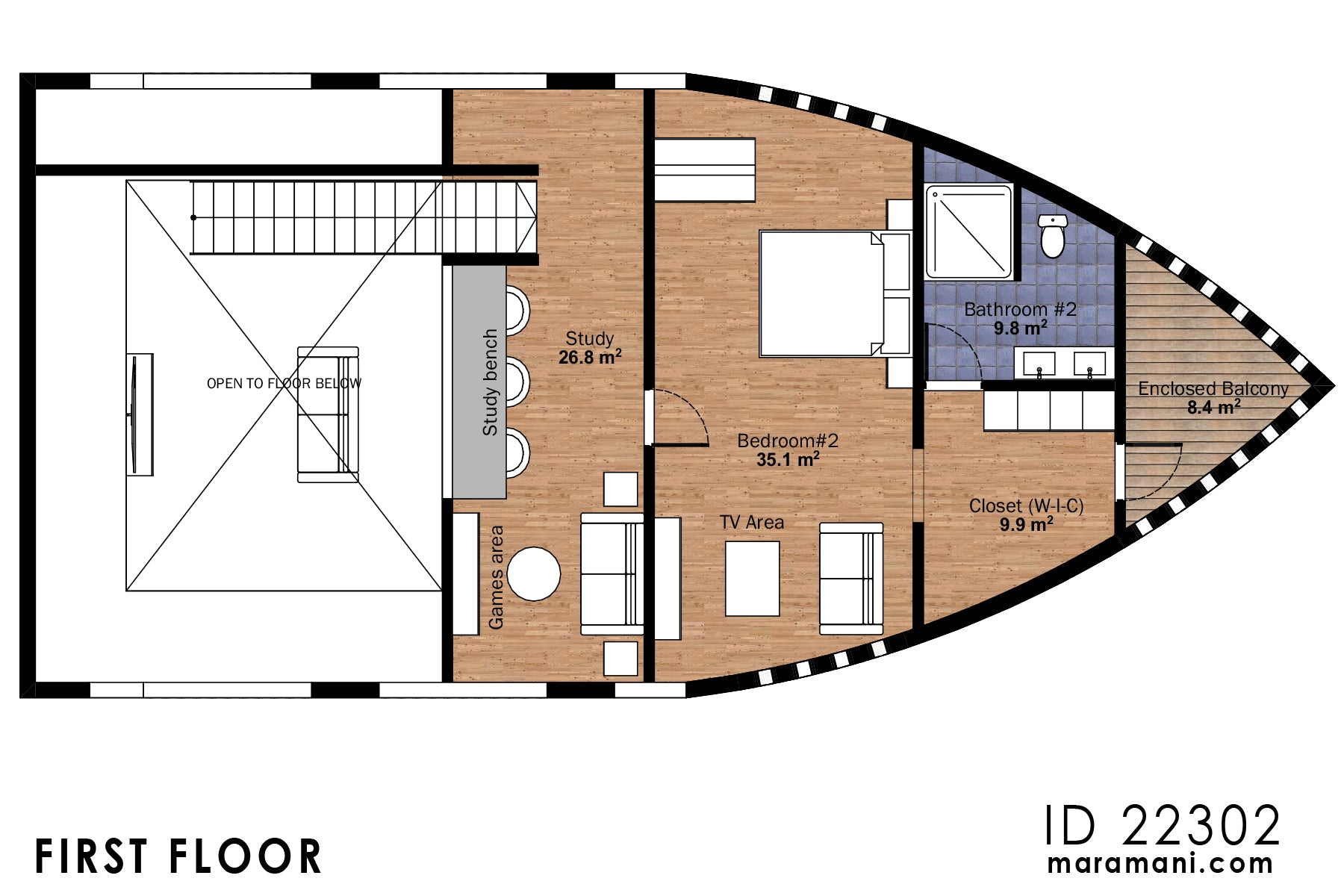 Two Bedroom Old Cast Iron house - ID 22302