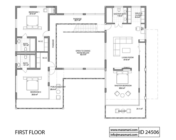 Modern Glass House Design - ID 24506 - House Plans by Maramani