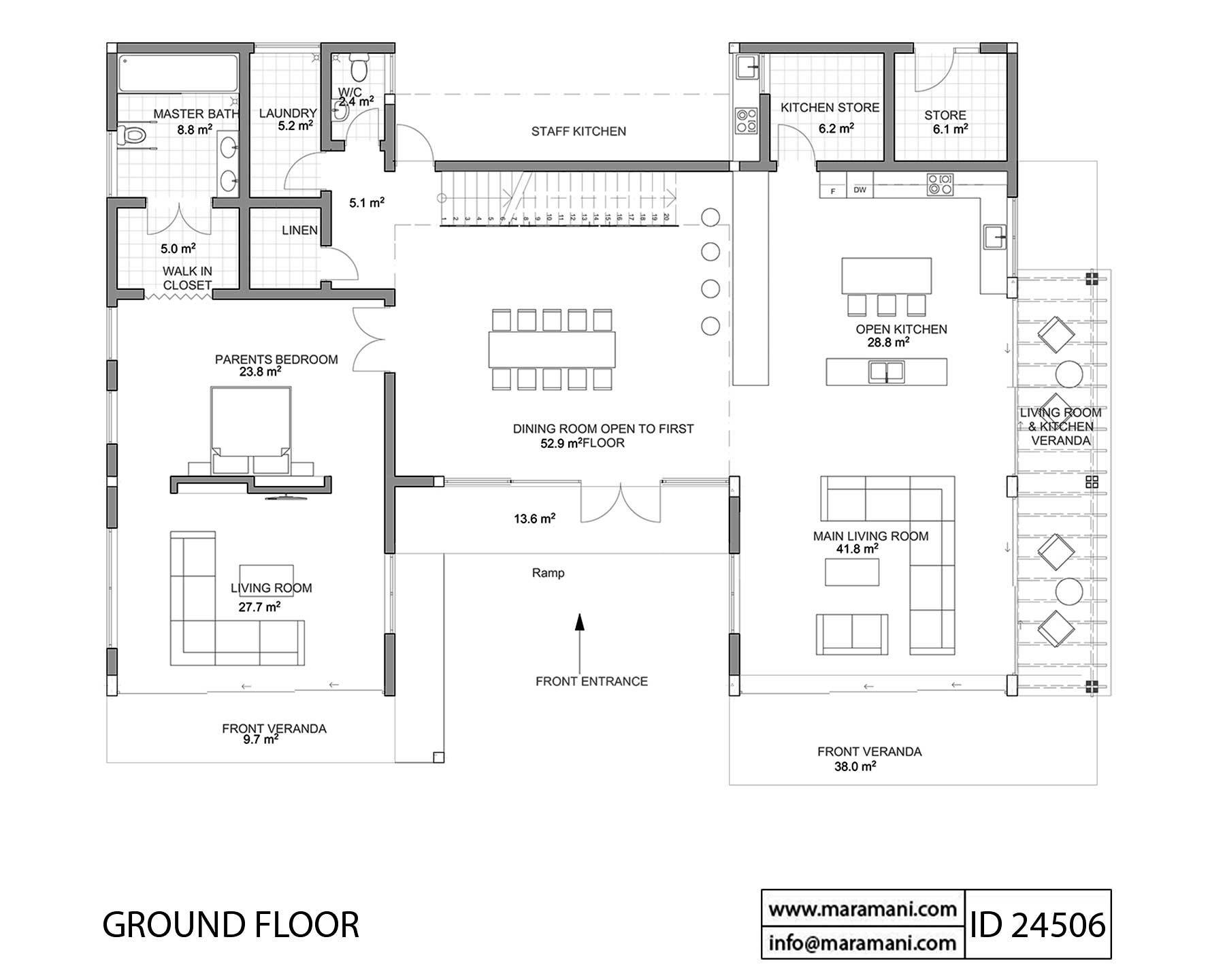 4 Bedroom House Plan - ID 24506