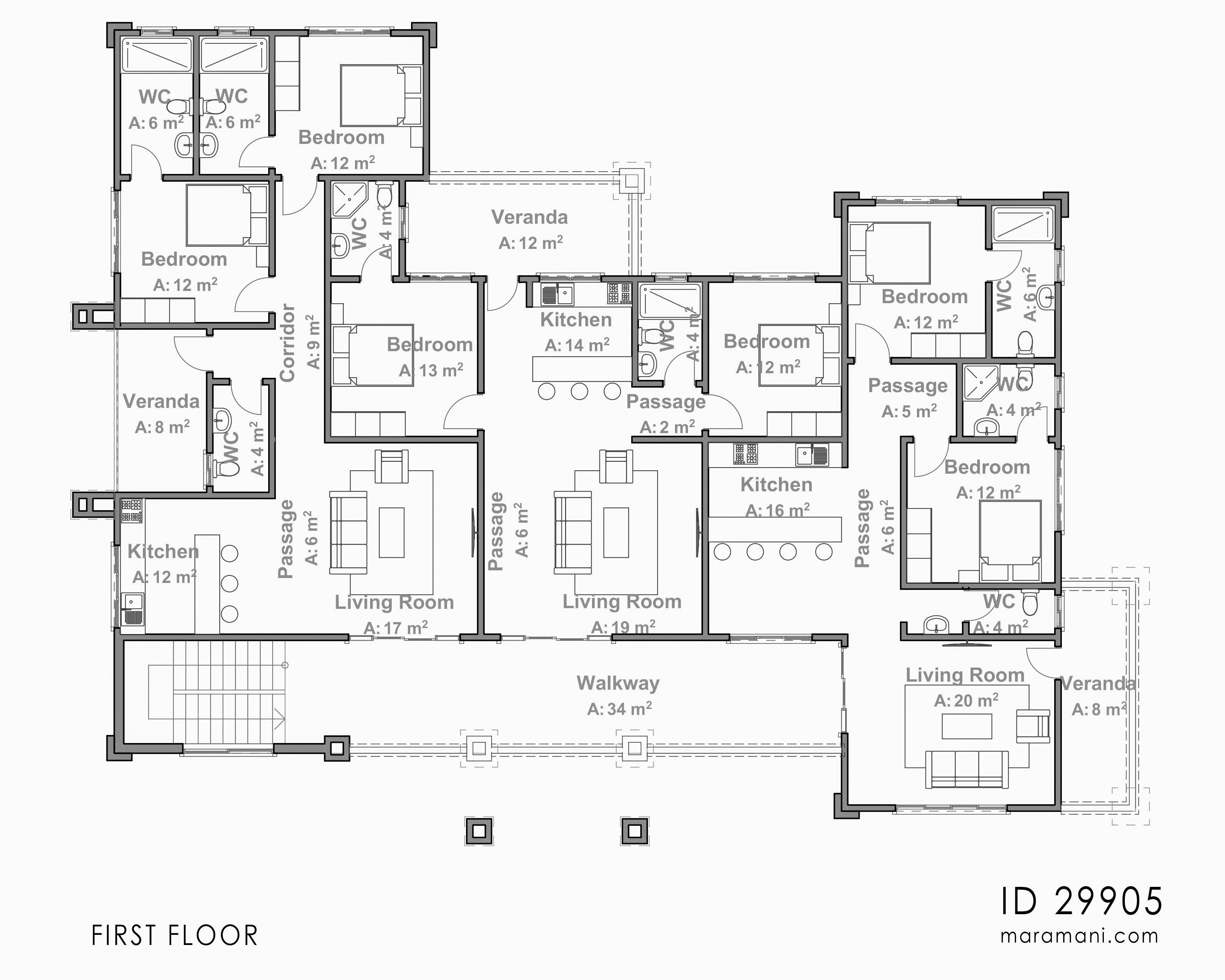 Apartment house design - ID 29905