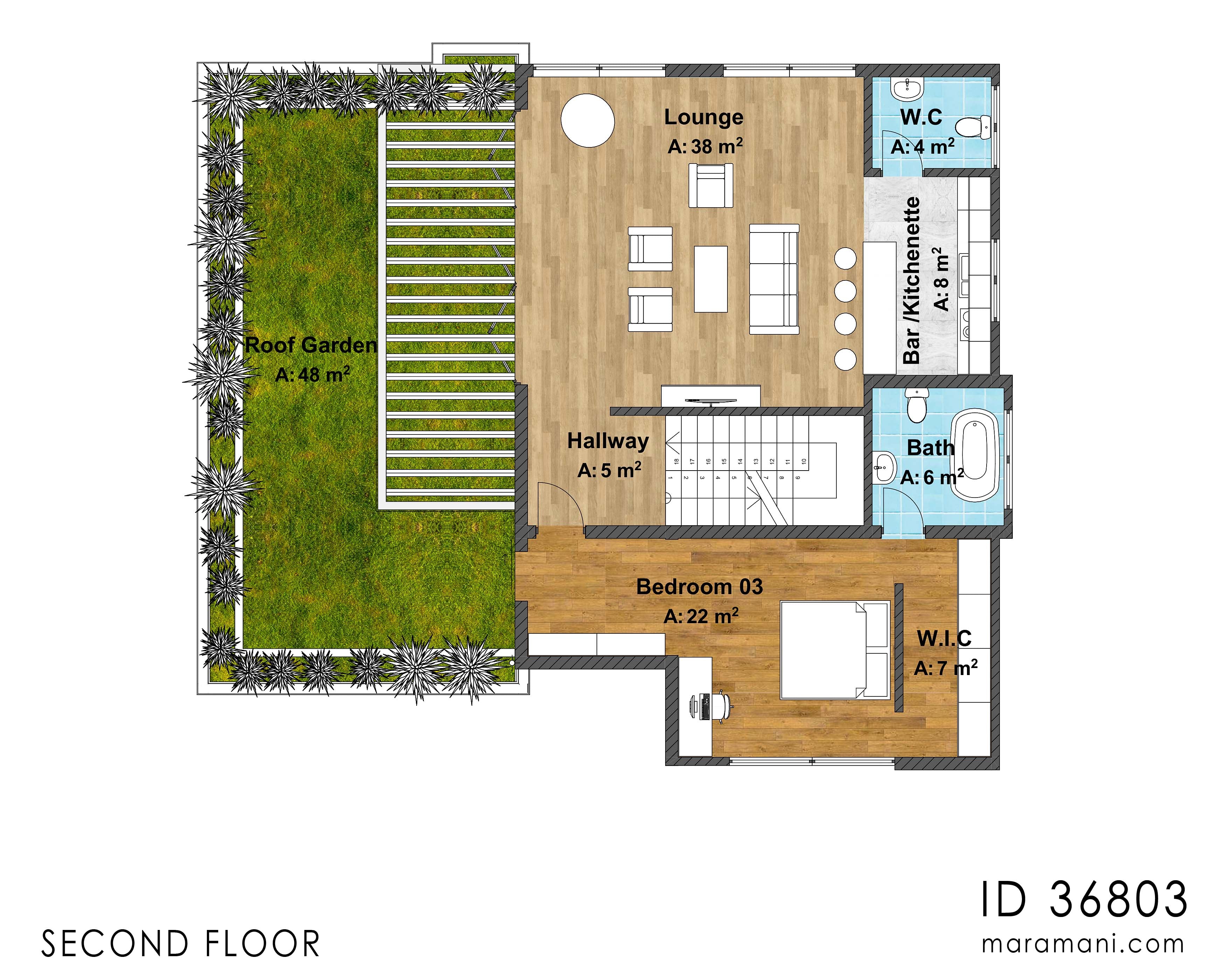 6 Bedroom House Plan - ID 36803