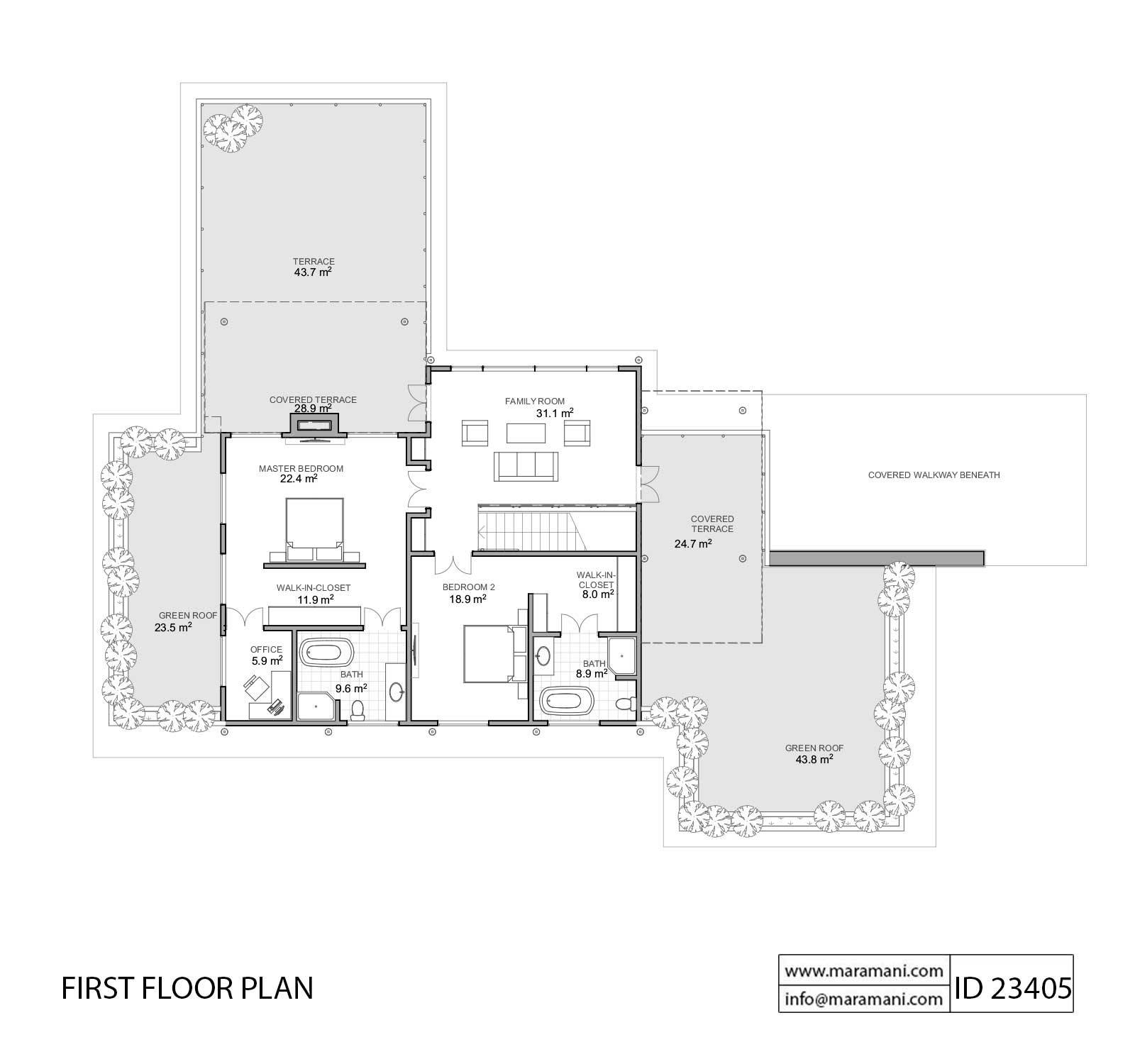 3 Bedroom House Plan - ID 23405