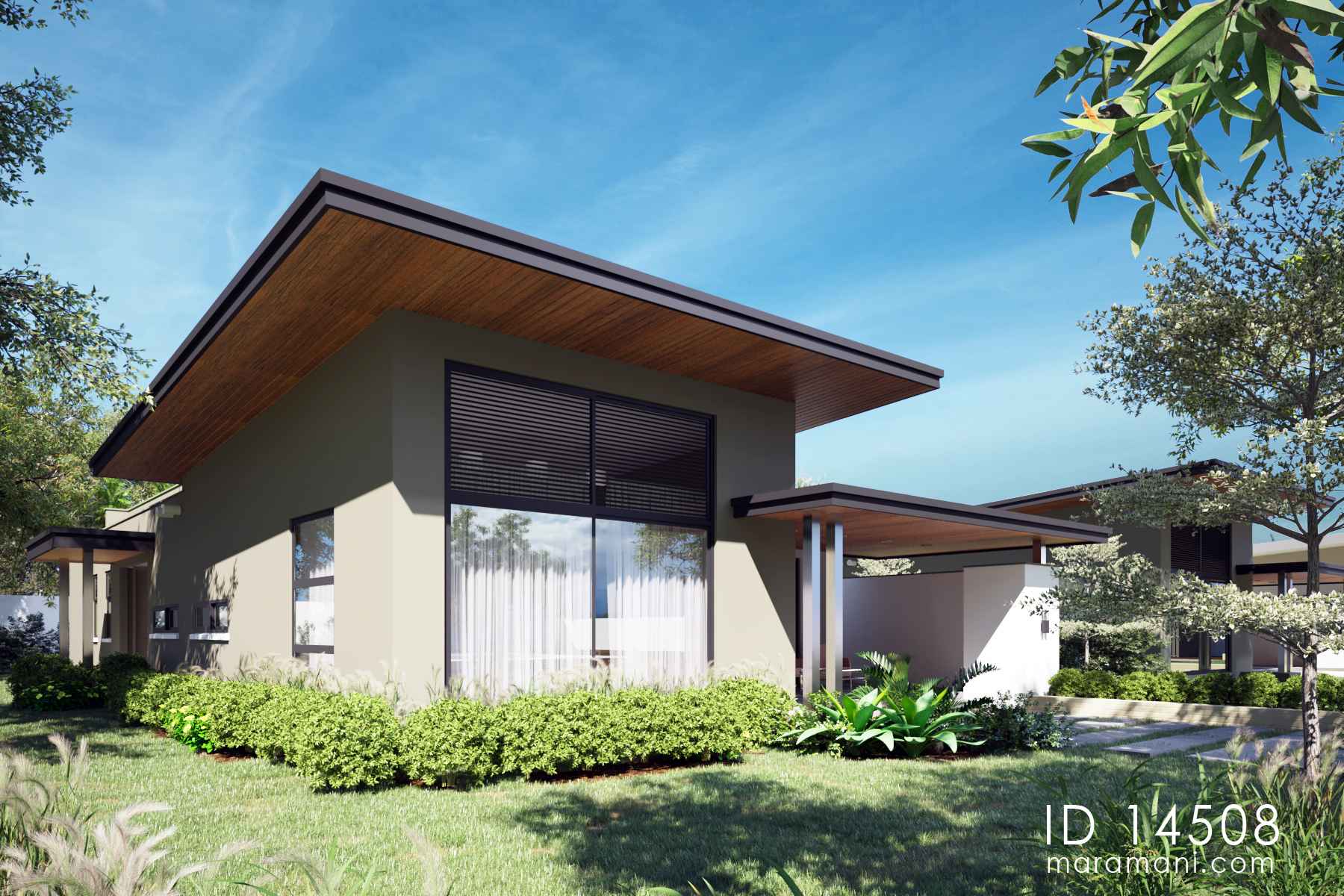 Modern 4 Bedroom House - ID 14508