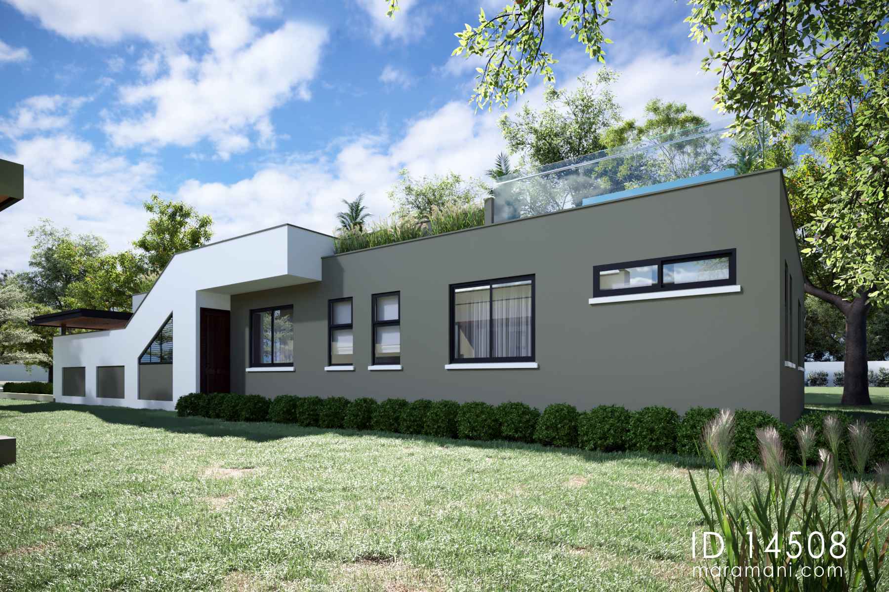 Modern 4 Bedroom House - ID 14508