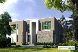 Modern 4 bedroom house design - ID 24509