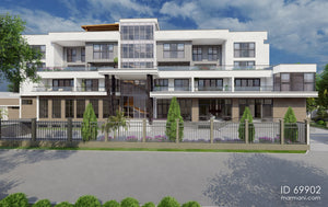 Modern Apartment building design - ID 69902