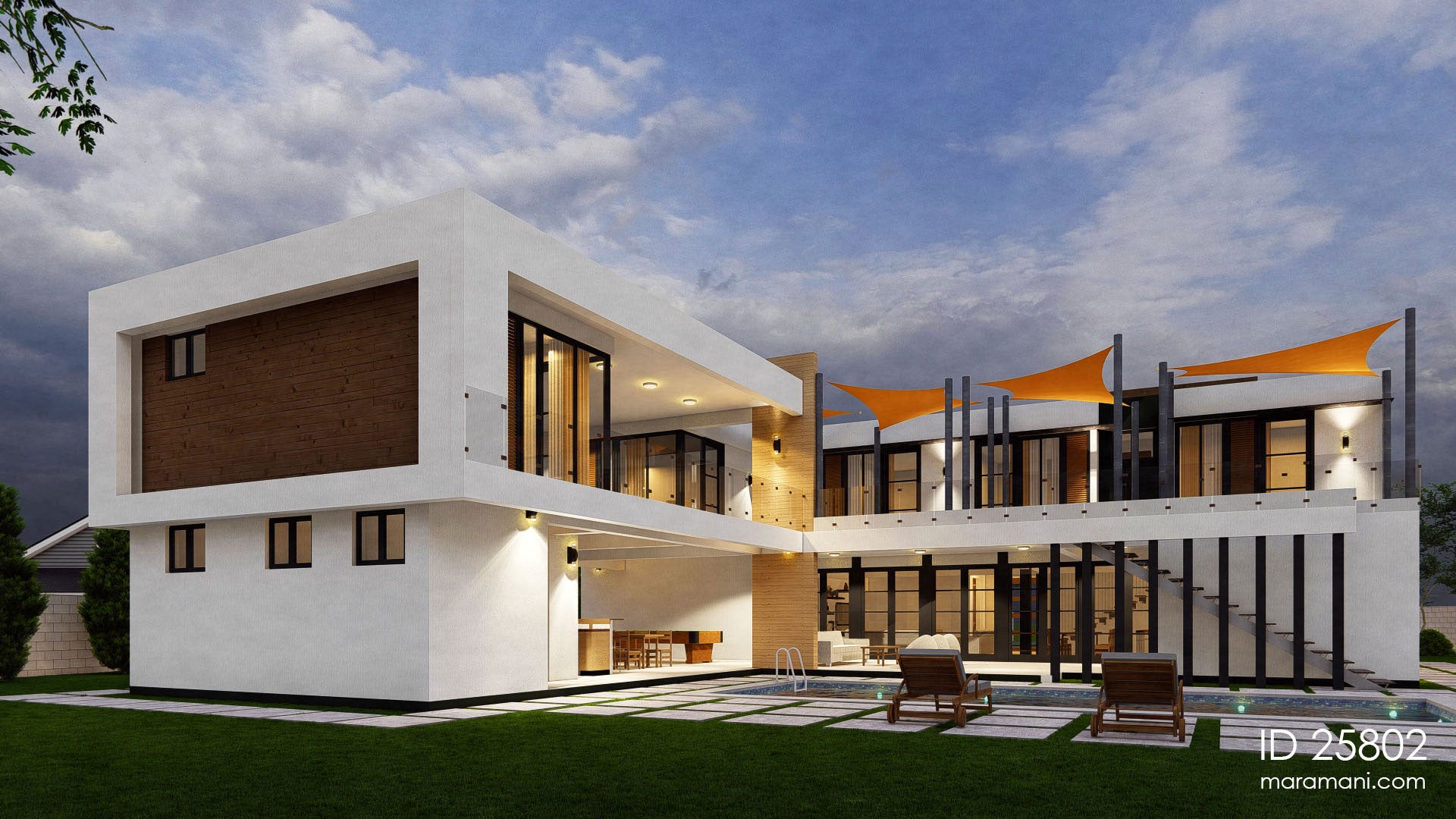 Modern Mansion - ID 25802