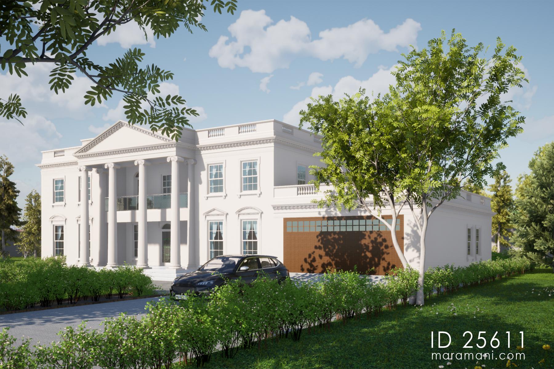 Neo-Classical 5 Bedroom Double Storey House - ID 25611